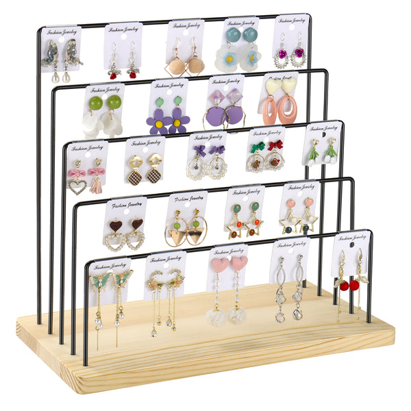 6-Tier Earring Display Stand with 42 Hooks