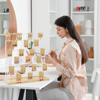 Jewelry Display for Vendors,6 Tiers 42 Hooks Earring Rack Display Holder Stand