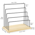 Jewelry Display for Vendors,6 Tiers 42 Hooks Earring Rack Display Holder Stand
